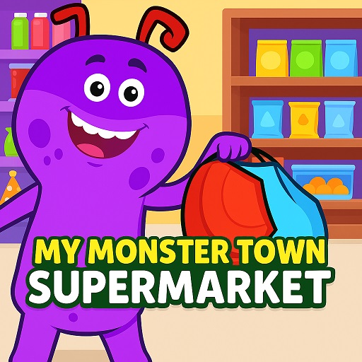 My Monster Town - Supermarket Grocery Store Games