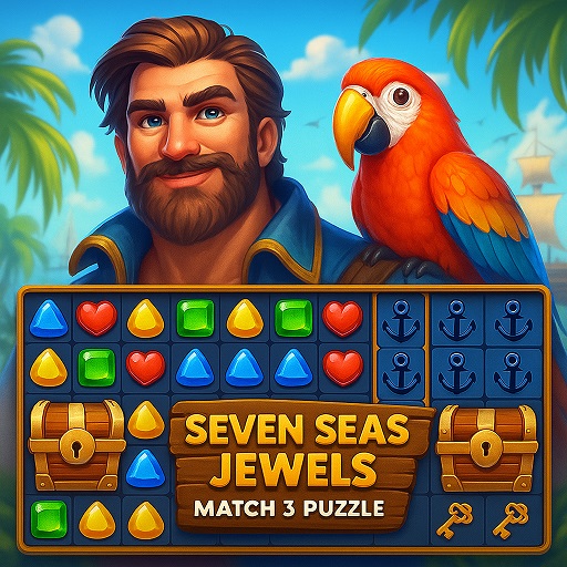 Seven Seas Jewels Match 3 Puzzle